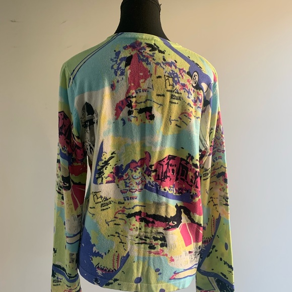 Vintage Tabi print cardigan - Picture 3 of 7